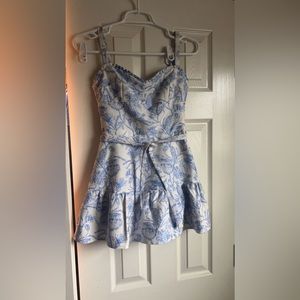 Amanda Uprichard mini romper skirt dress